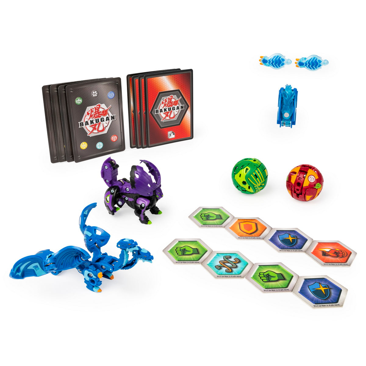 Bakugan s2 set de lupta ultra hydorous si nillious cu baku-gear