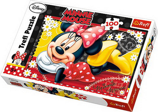 Puzzle trefl 100 minnie fericita