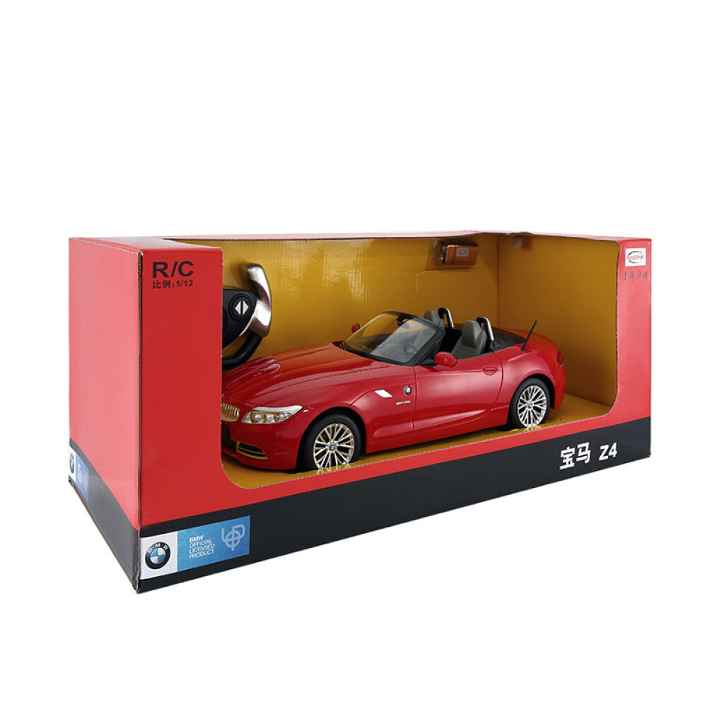 Masina cu telecomanda bmw z4 rosu cu scara 1 la 12