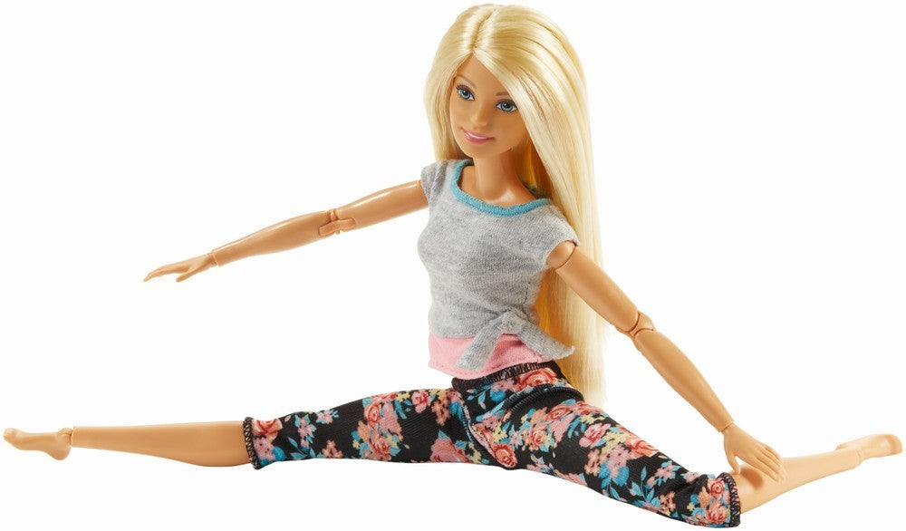 Papusa barbie mereu in miscare fitness style