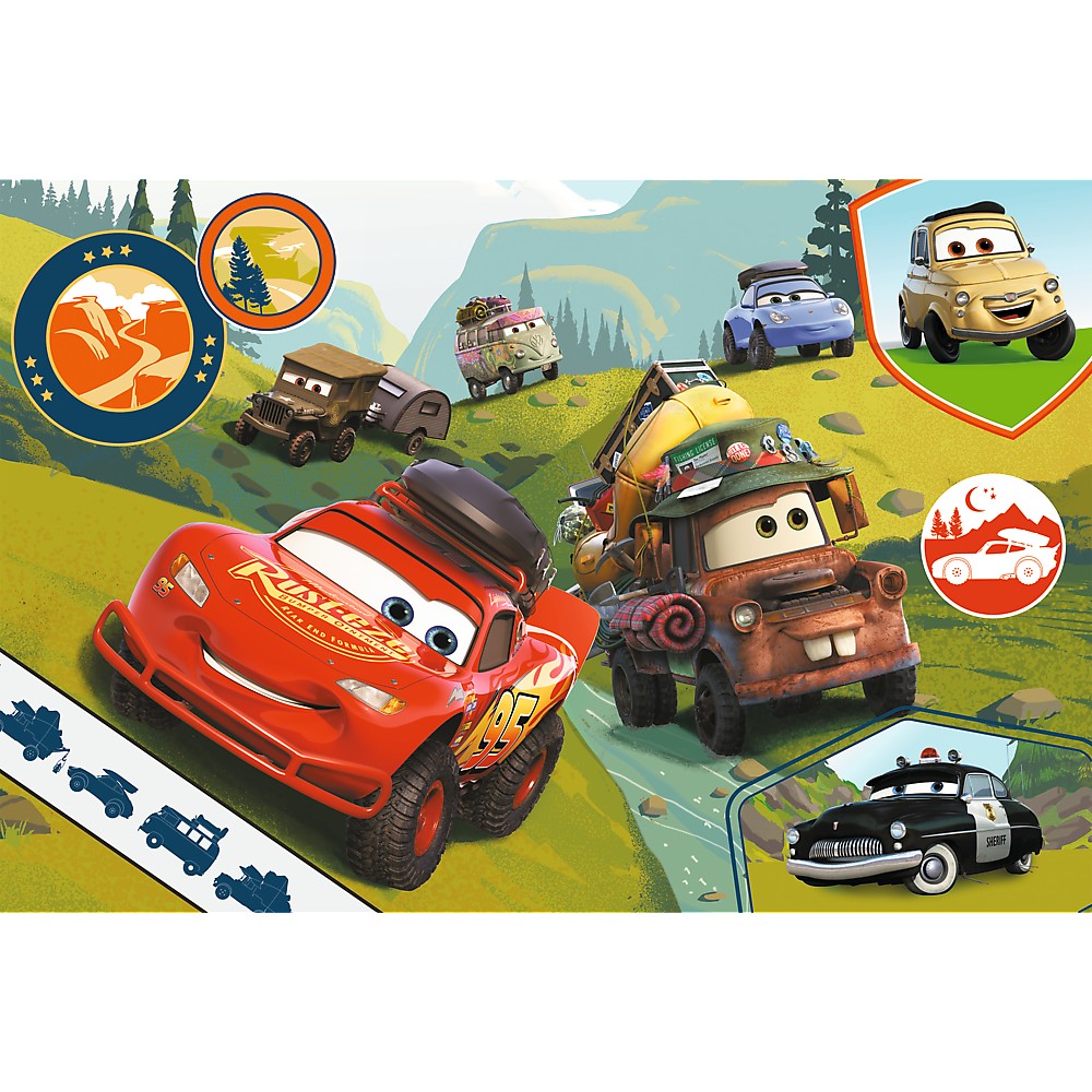 Puzzle trefl 24 maxi cars masinutele fericite