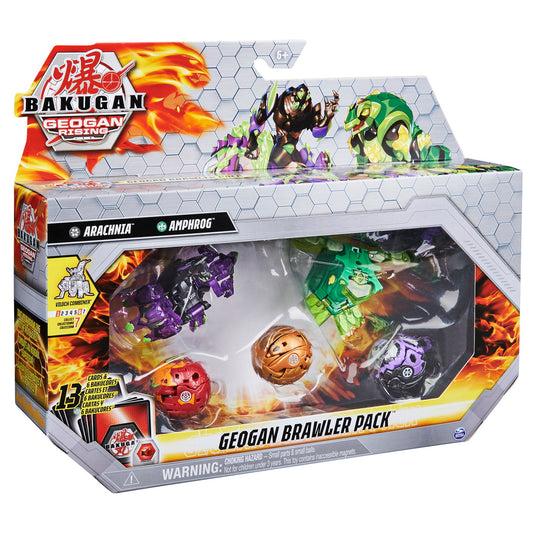 Bakugan s3 set geogan brawler arachnia si amphrog