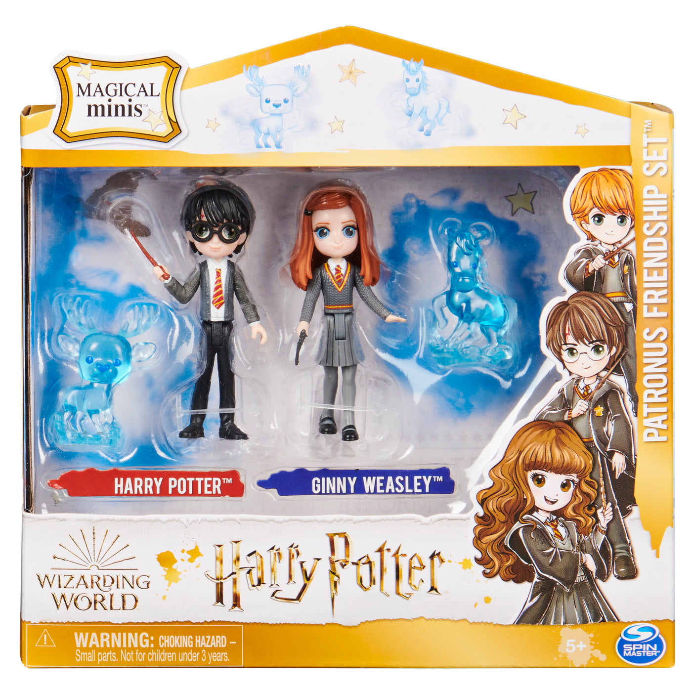 Harry potter wizarding world magical minis set 2 figurine harry potter si ginny weasley