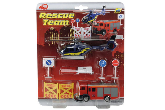 Dickie set rescue team elicopter