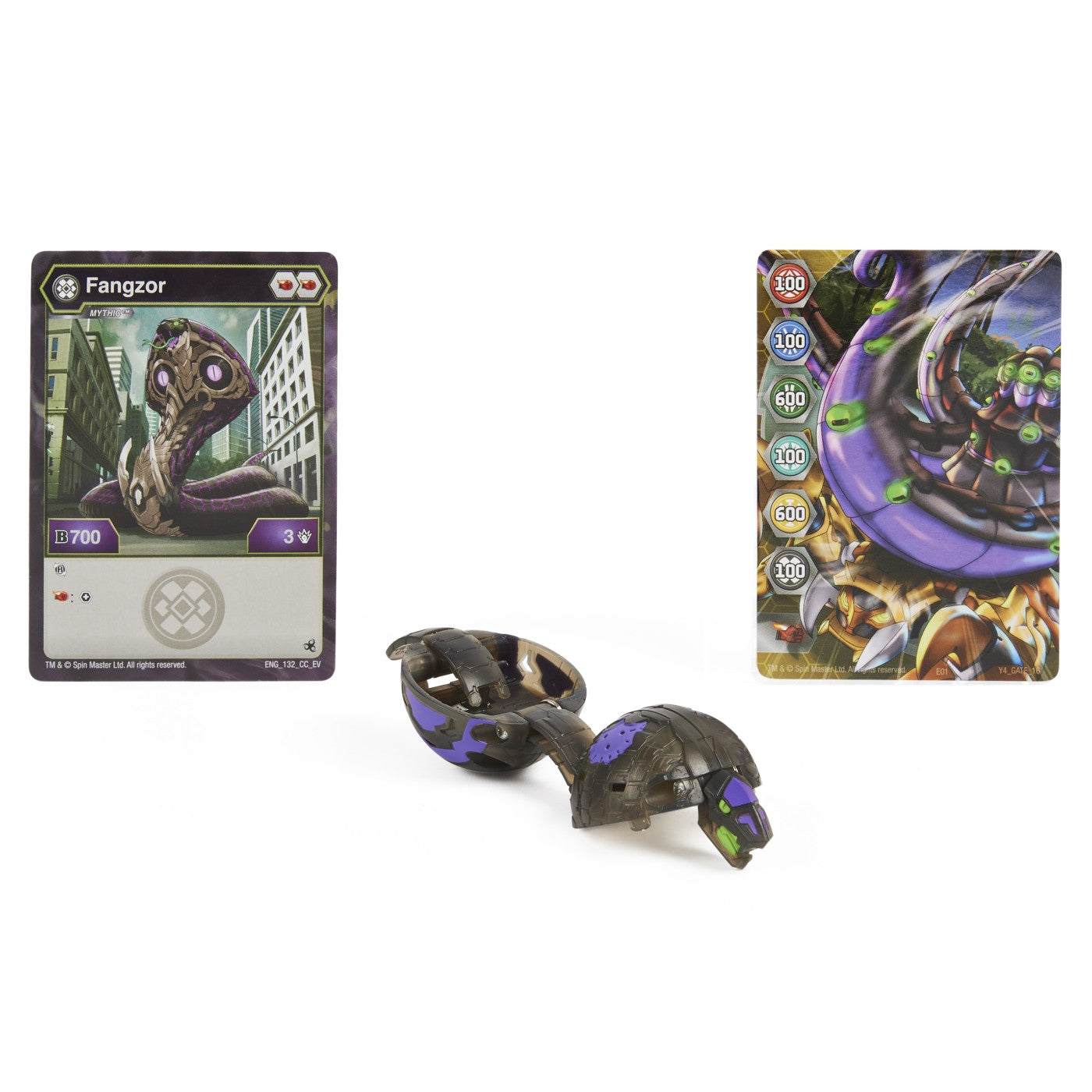 Bakugan pachet legendar fangzor negru