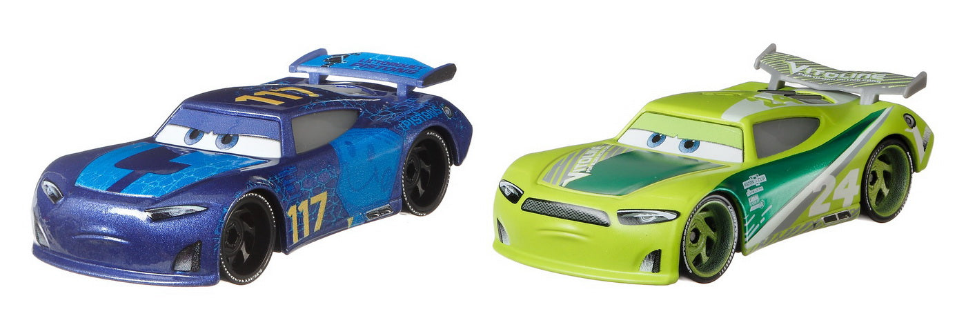 Cars3 set 2 masinute metalice spikey fillups si chase racelott