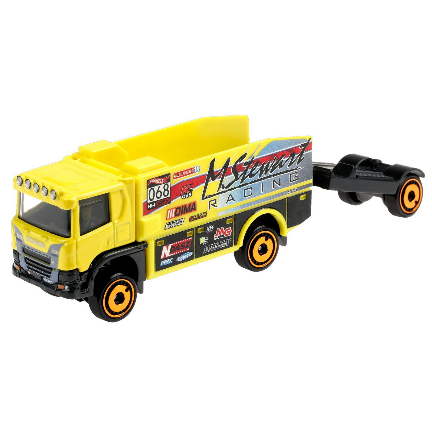 Hot wheels camion scania rally truck