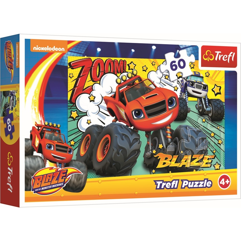 Puzzle trefl 60 blaze cursa infernala