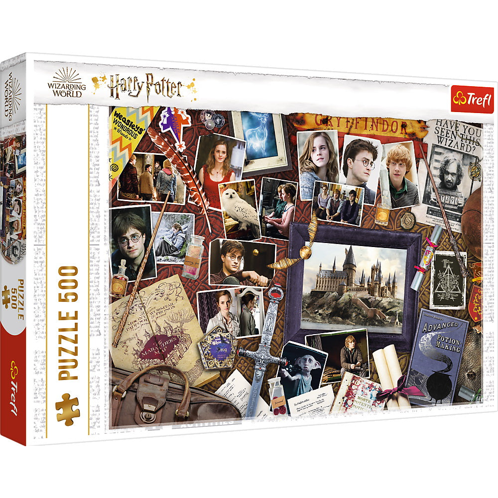 Puzzle trefl 500 harry potter - memoriile de la hogwart