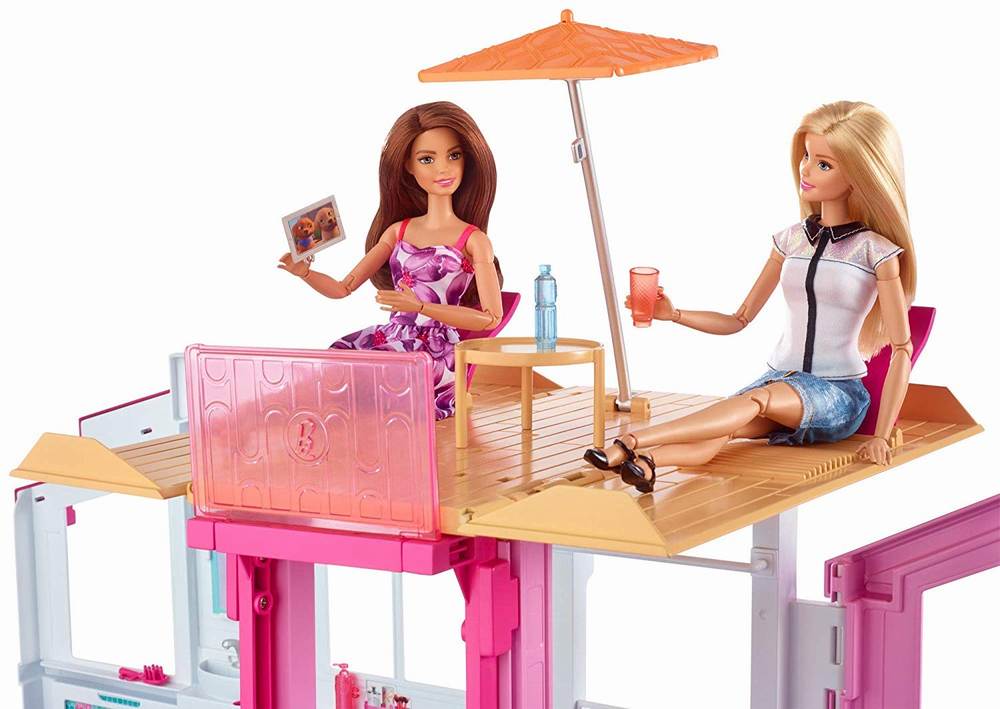 Casa barbie fabuloasa cu 3 etaje