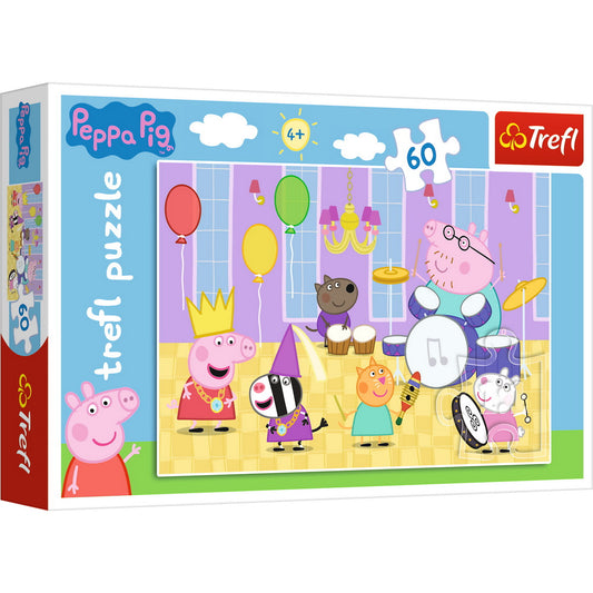 Puzzle trefl 60 purcelusa peppa pig la bal