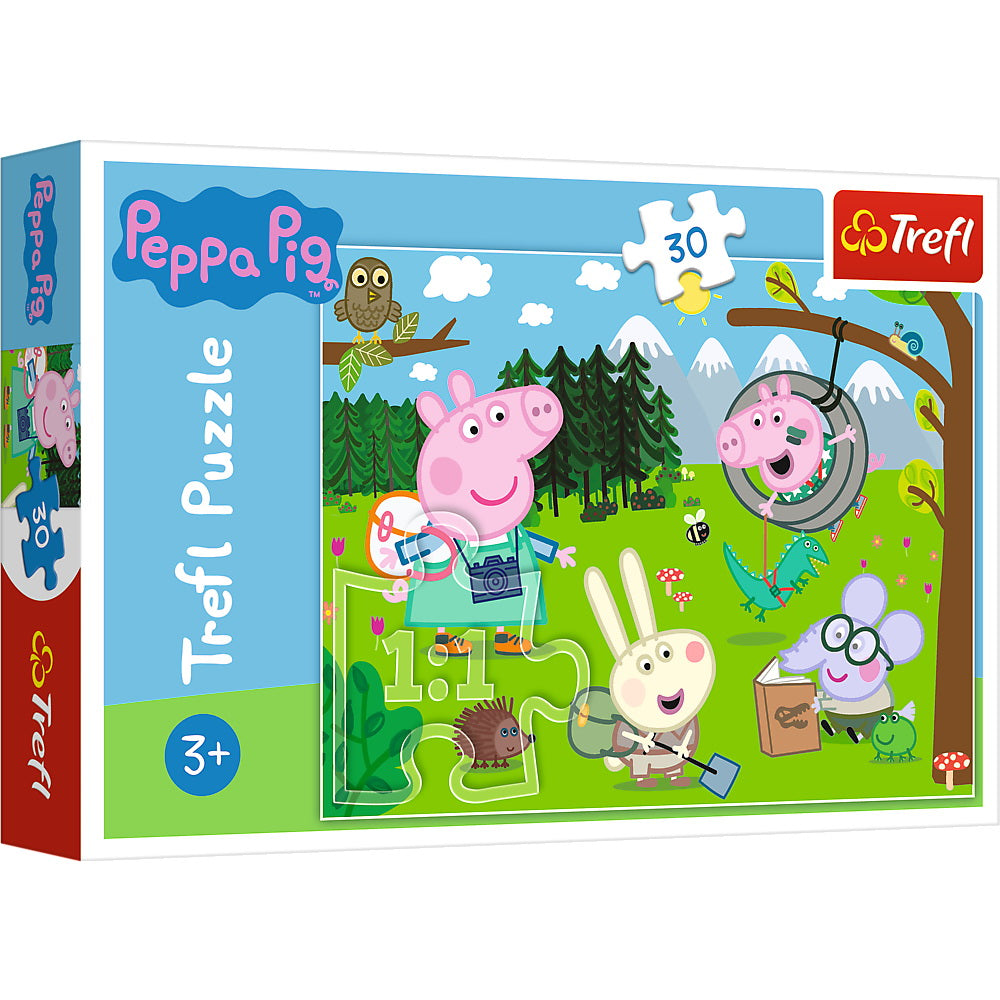 Puzzle trefl 30 peppa pig in drumetie