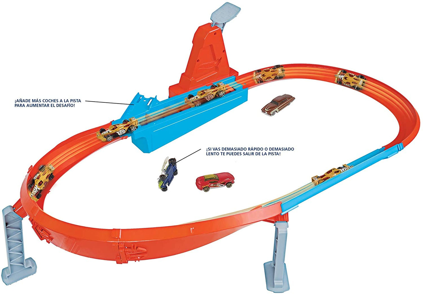 Hot wheels circuit rapid cu lansator si masinuta exclusiva