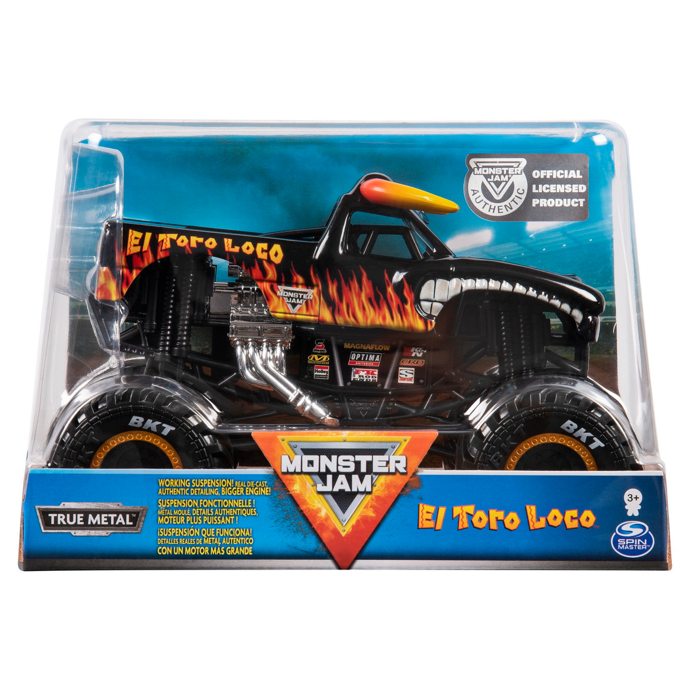 Monster jam macheta metalica scara 1 la 24 el toro loco