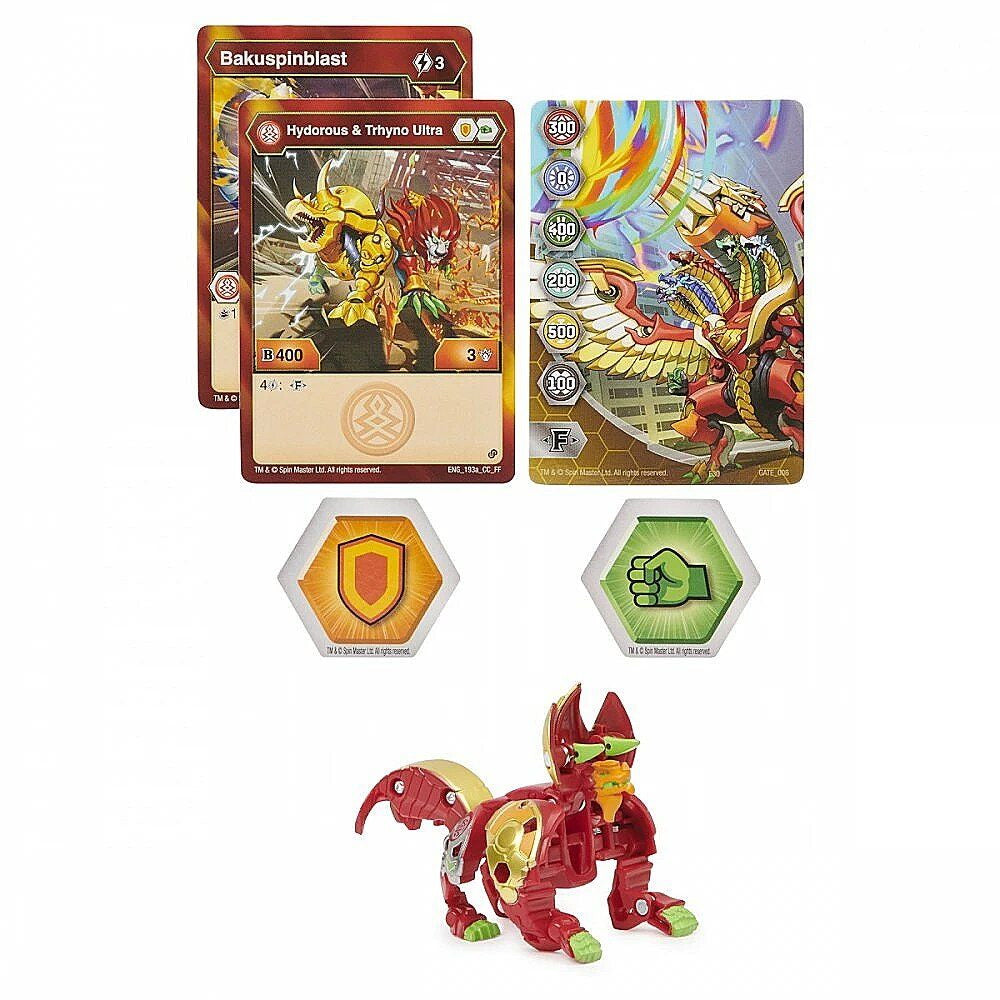 Bakugan s2 bila ultra hydorous trhyno cu card baku-gear