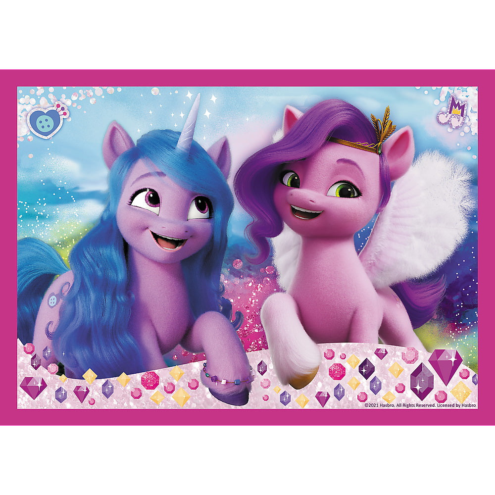 Puzzle trefl 4in1 my little pony - poneii colorati