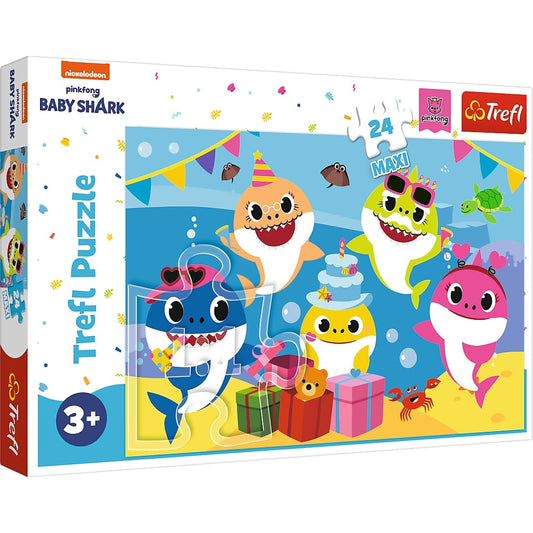 Puzzle trefl 24 maxi happy baby shark