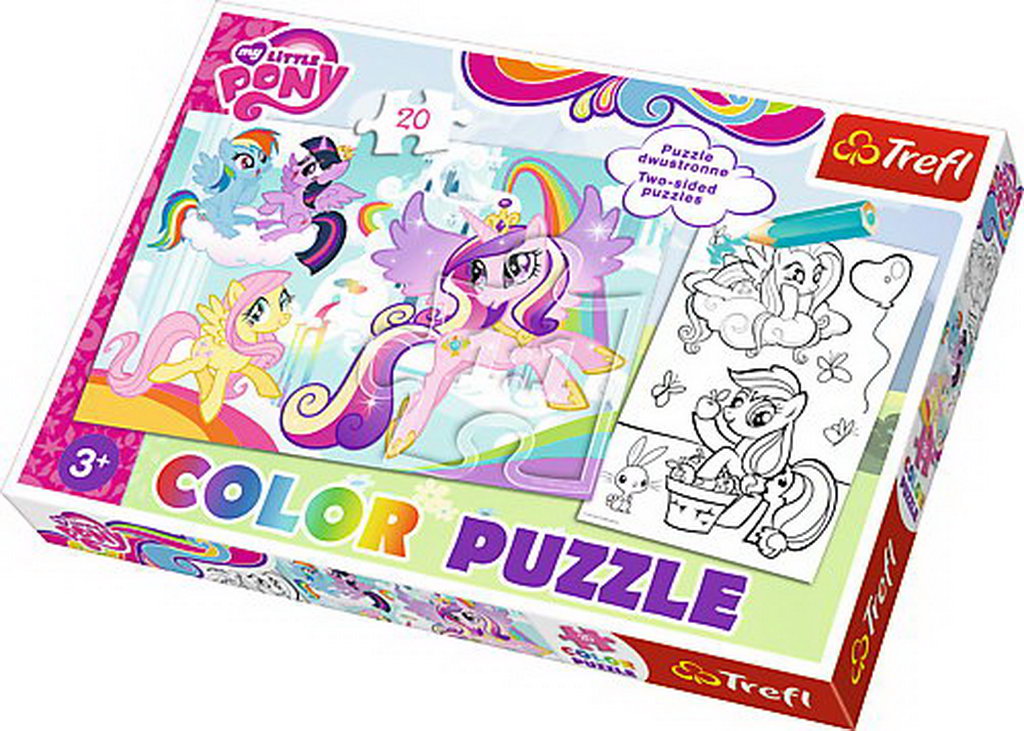 Puzzle trefl color 20 my little pony