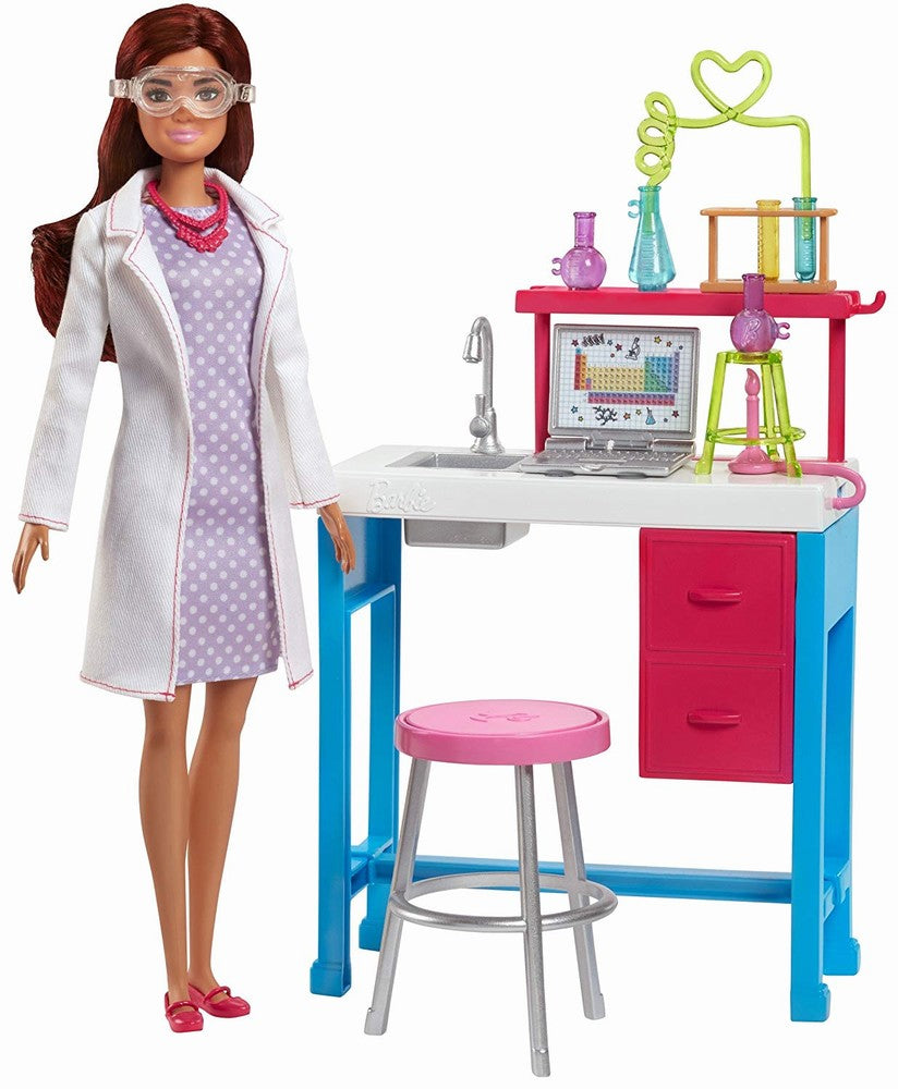 Set de joaca barbie mobilier laboratorul de chimie