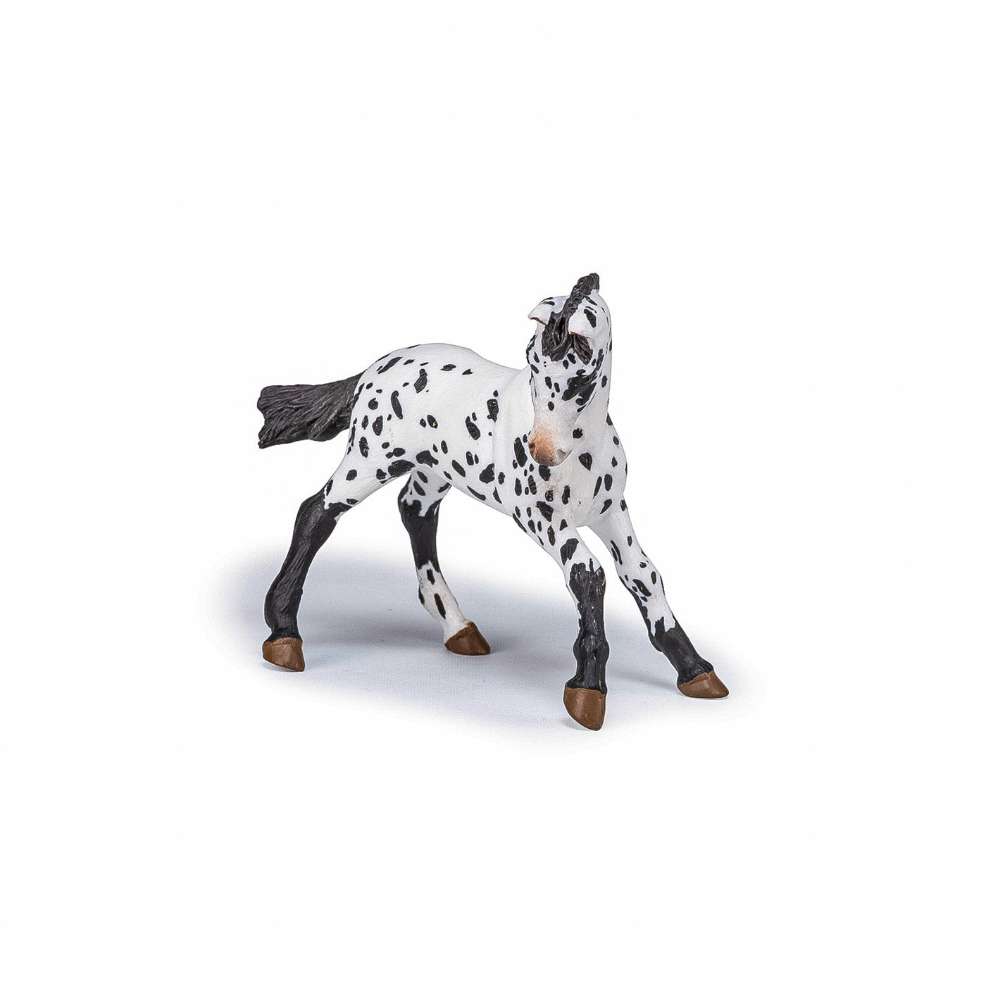 Papo figurina manz appaloosa negru