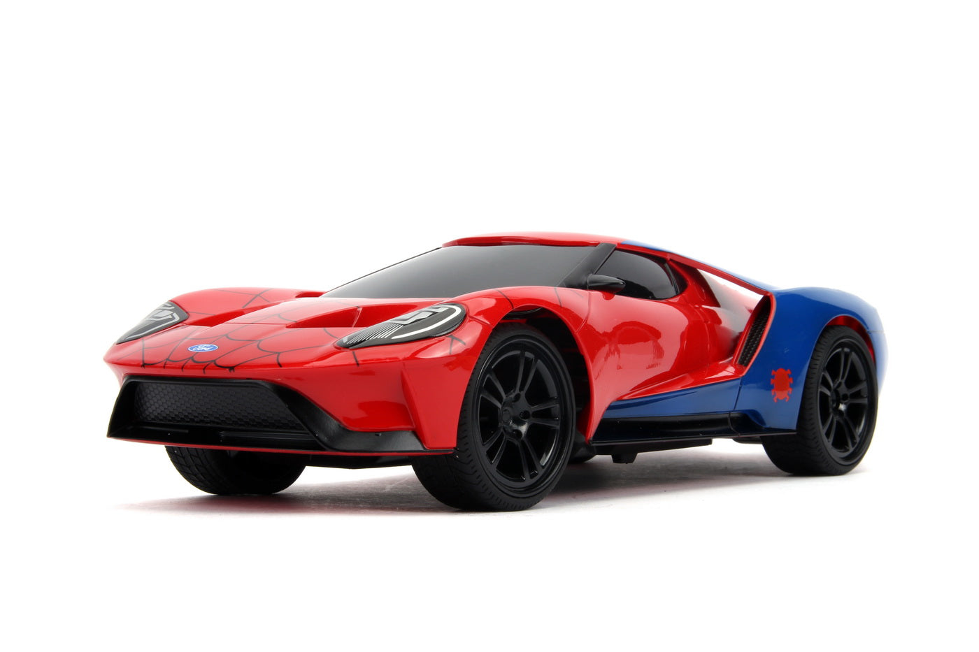 Masinuta radiocomandata spiderman 2017 ford gt scara 1 la 16