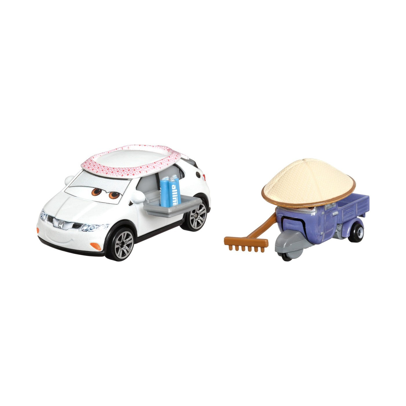 Cars3 set 2 masinute metalice zen master pitty si mike fuse