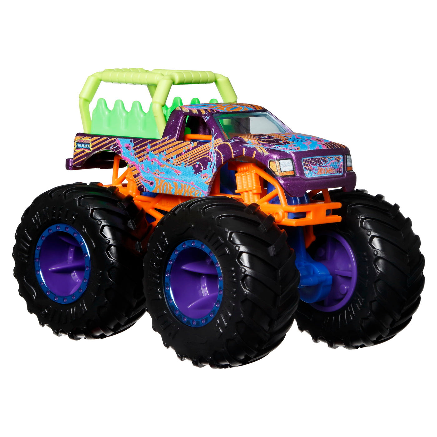 Hot wheels monster truck si masinuta metalica haul y'all