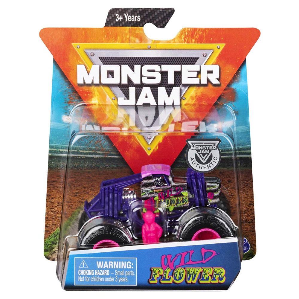 Monster jam metalice scara 1 la 64 wild flower