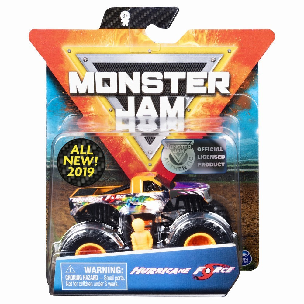 Monster jam metalica hurricane force scara 1 la 64