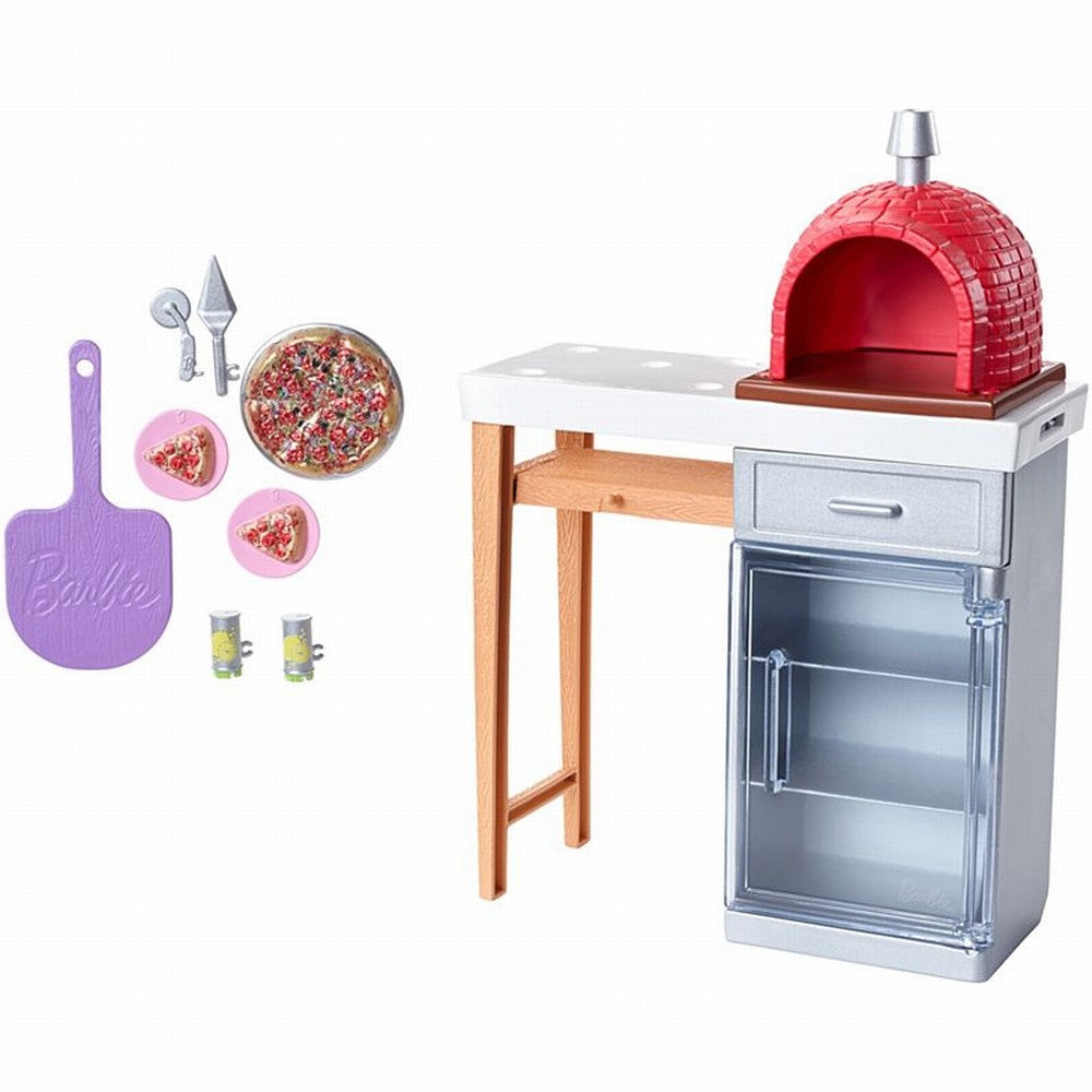 Barbie set mobilier exterior cuptor pizza