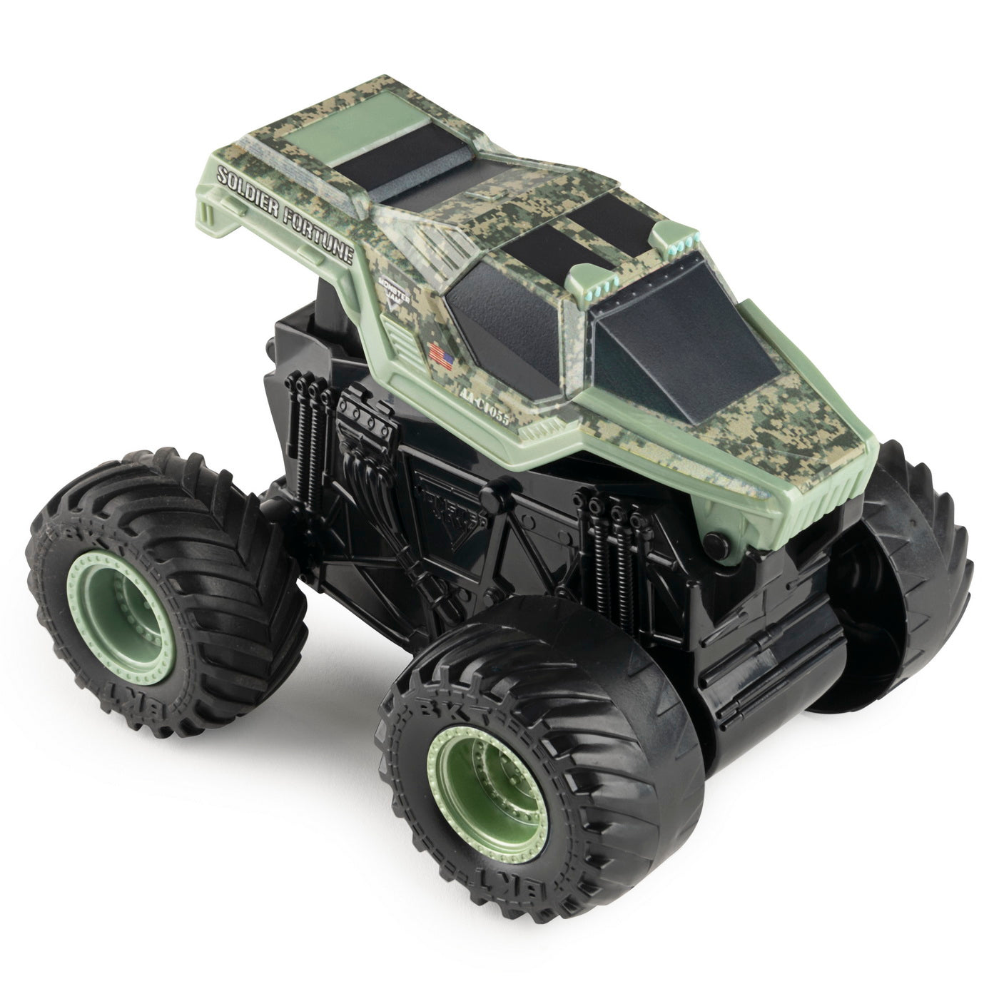 Monster jam soldier fortune seria click flip scara 1 la 43