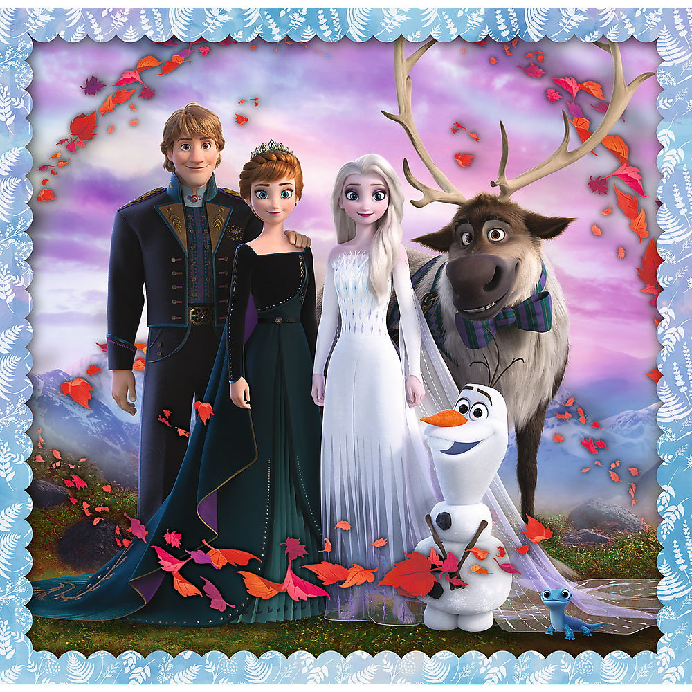 Puzzle trefl 3in1 frozen2 regatul de gheata