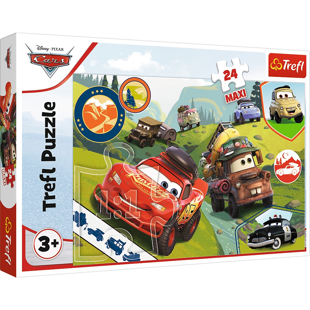 Puzzle trefl 24 maxi cars masinutele fericite