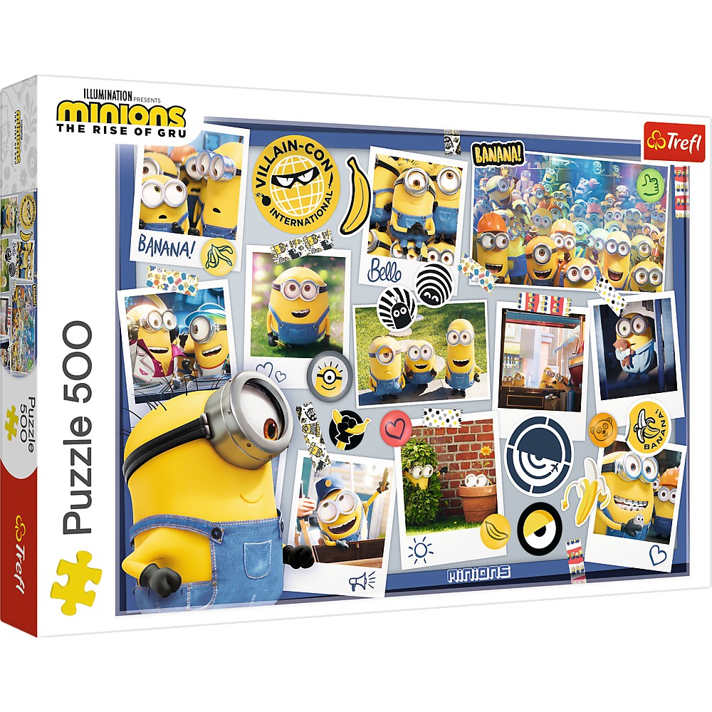 Puzzle trefl 500 minionii colectia foto