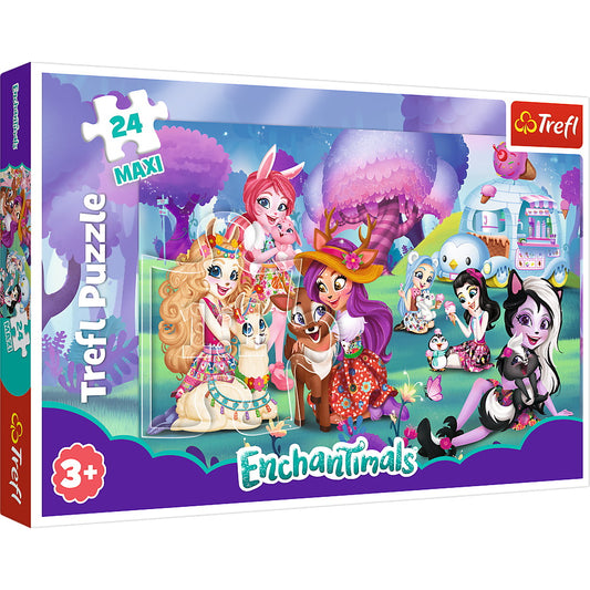 Puzzle trefl 24 maxi familia enchantimals