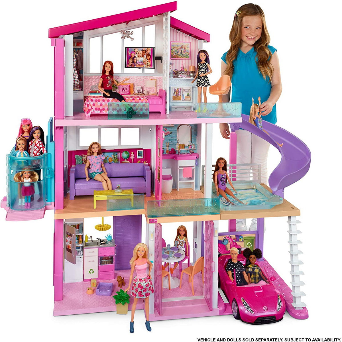 Casuta barbie de vis cu lift