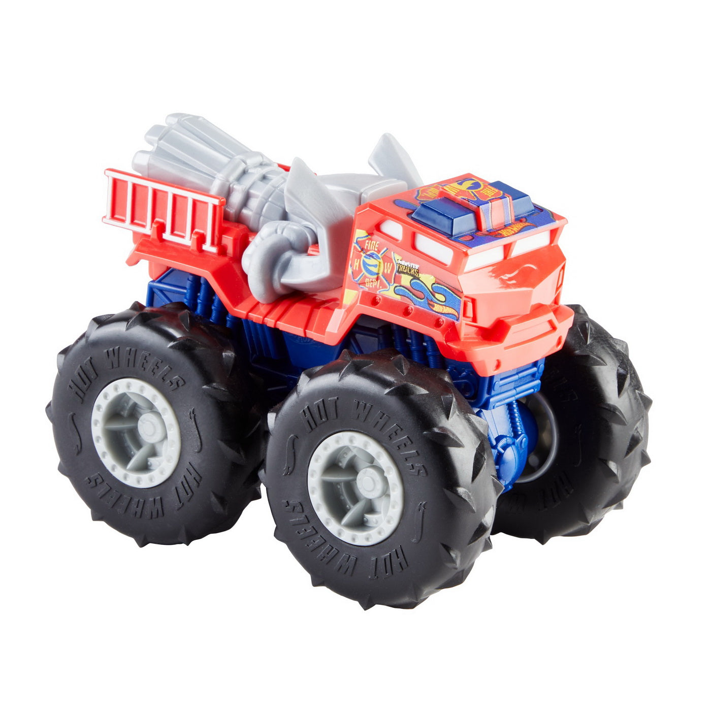 Hot wheels monster truck masinuta twister tredz 5 alarm scara 1:43