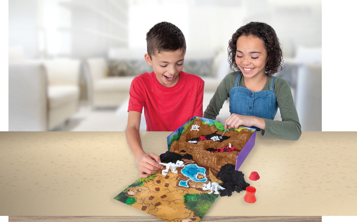 Set kinetic sand dino santierul arheologic