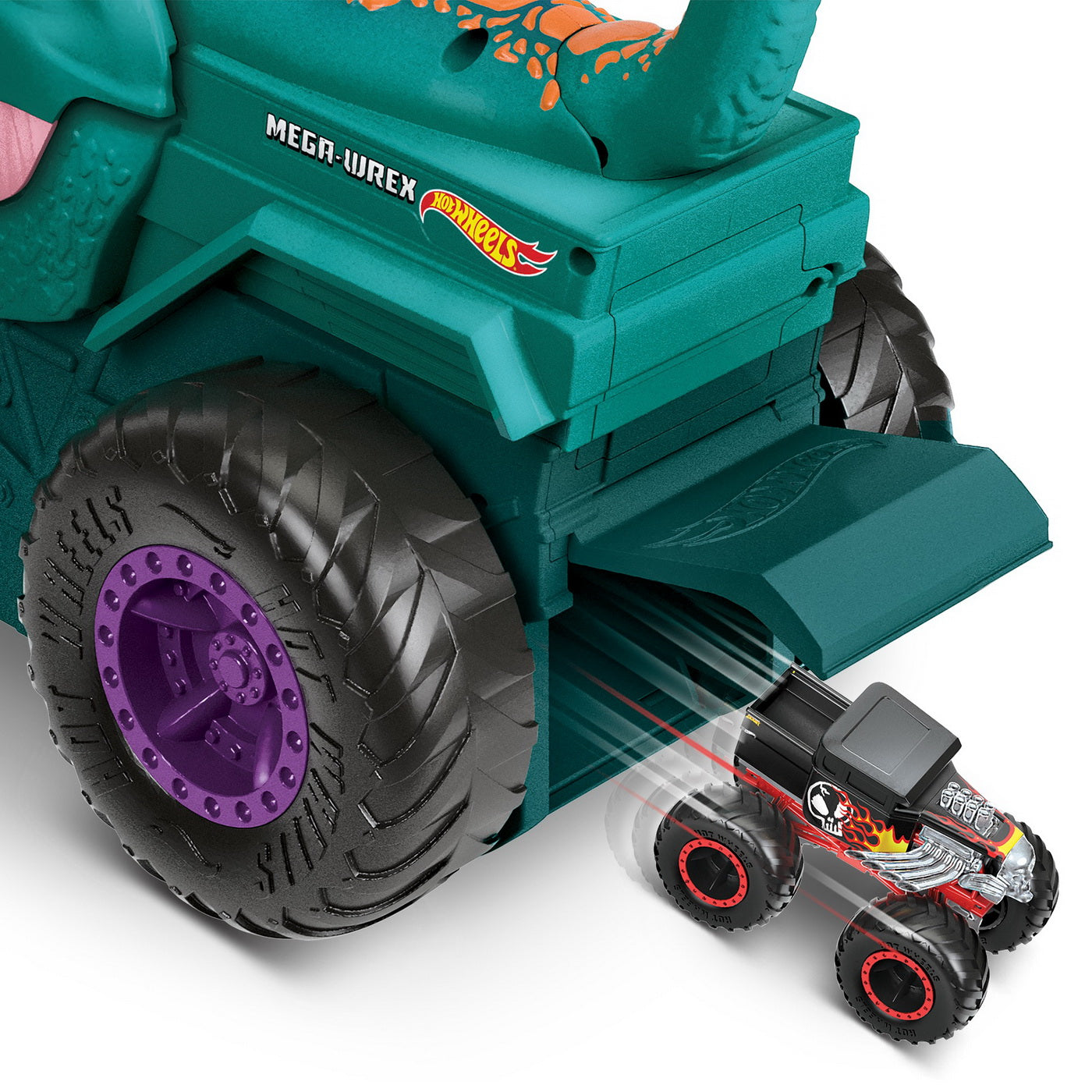 Hot wheels monster truck transportator mega wrex