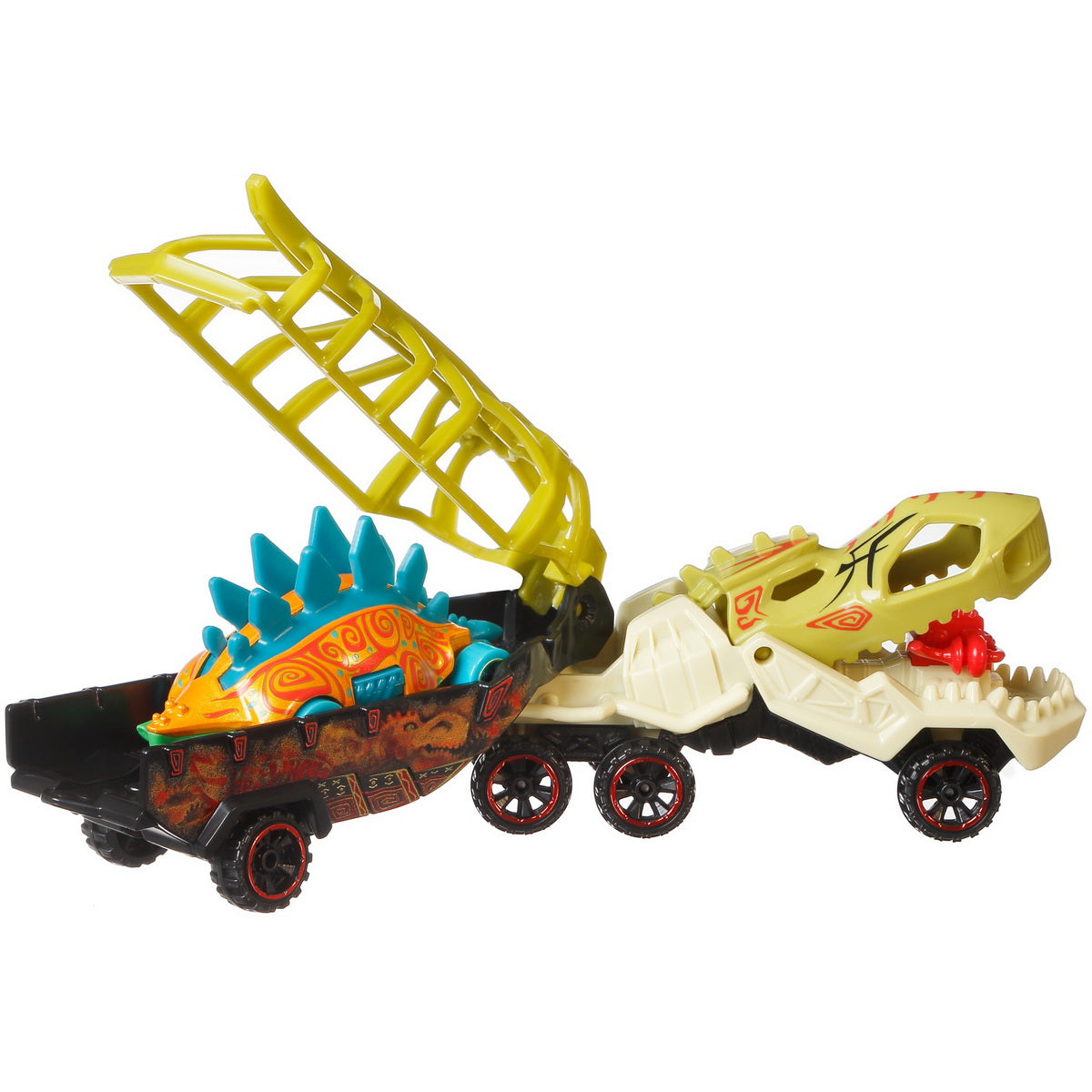 Set camion si masina sport hot wheels fossil night