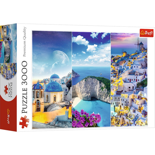 Puzzle trefl 3000 vacanta in grecia