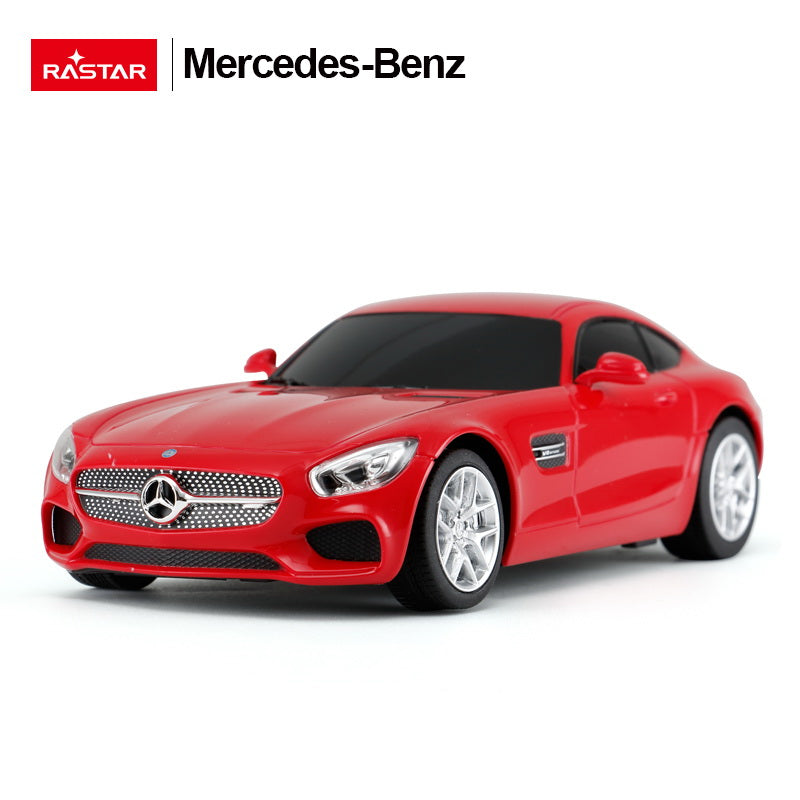 Masina cu telecomanda mercedes amg gt rosu cu scara 1 la 24