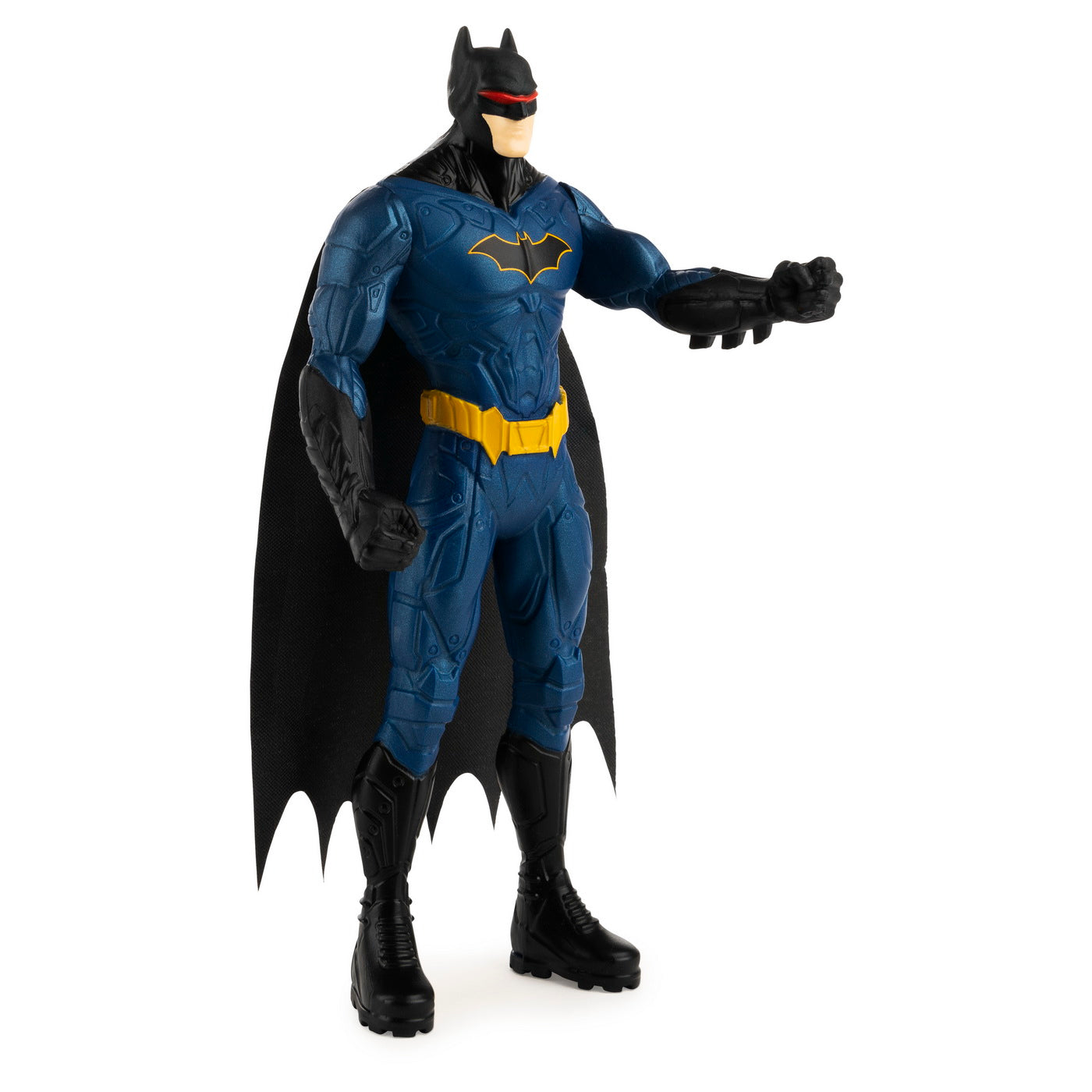 Figurina batman 15cm cu costum albastru metalizat