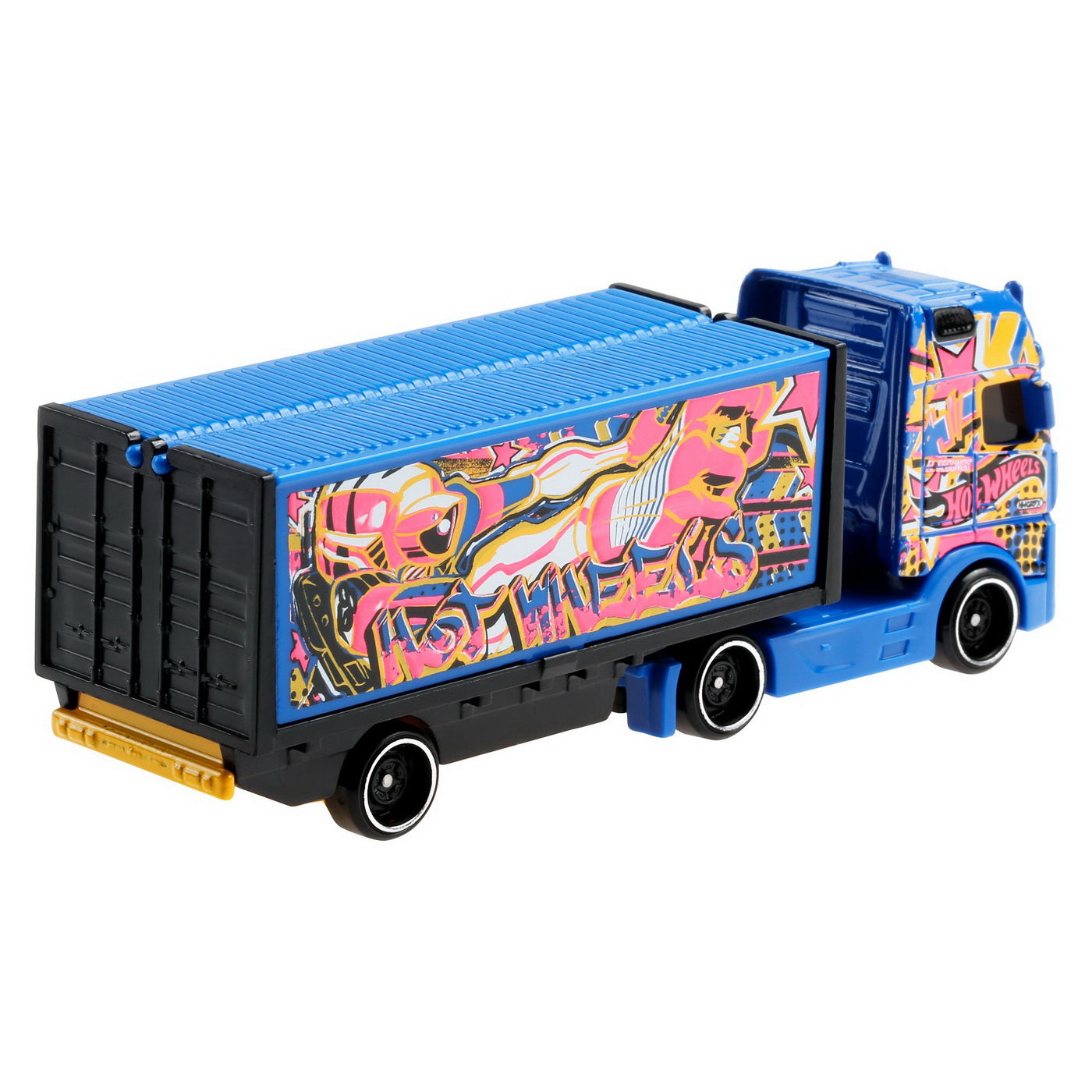 Hot wheels camion mercedes-benz actros albastru