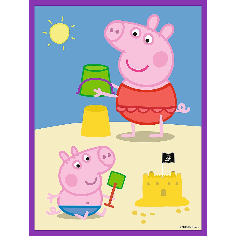 Puzzle trefl primo baby maxi 2x10 peppa pig