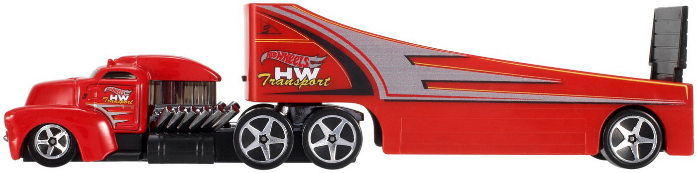 Set camion si masina sport hot wheels rock n' race