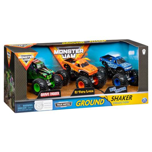 Monster jam set 3 masinute scara 1:64