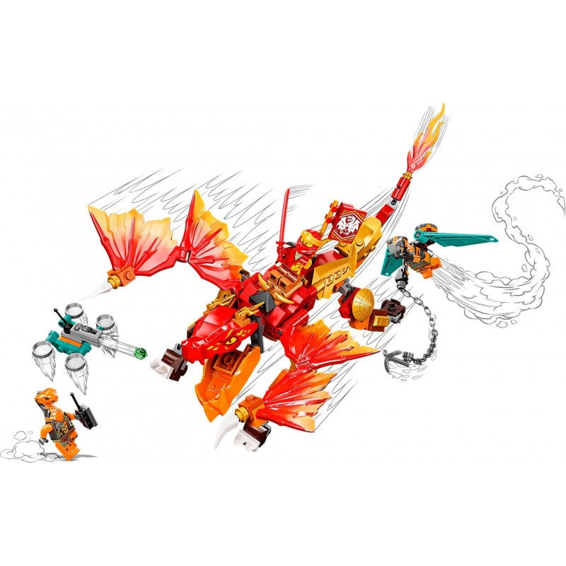 Lego ninjago dragonul evo de foc al lui kai 71762