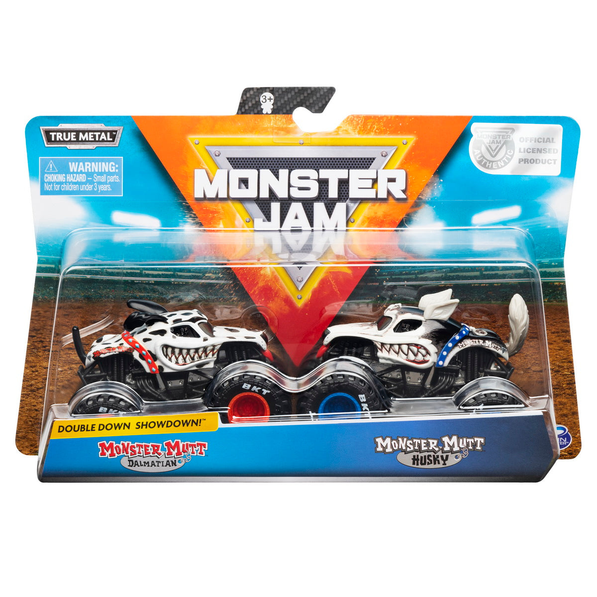 Monster jam set 2 machete monster mutt dalmatianul si husky