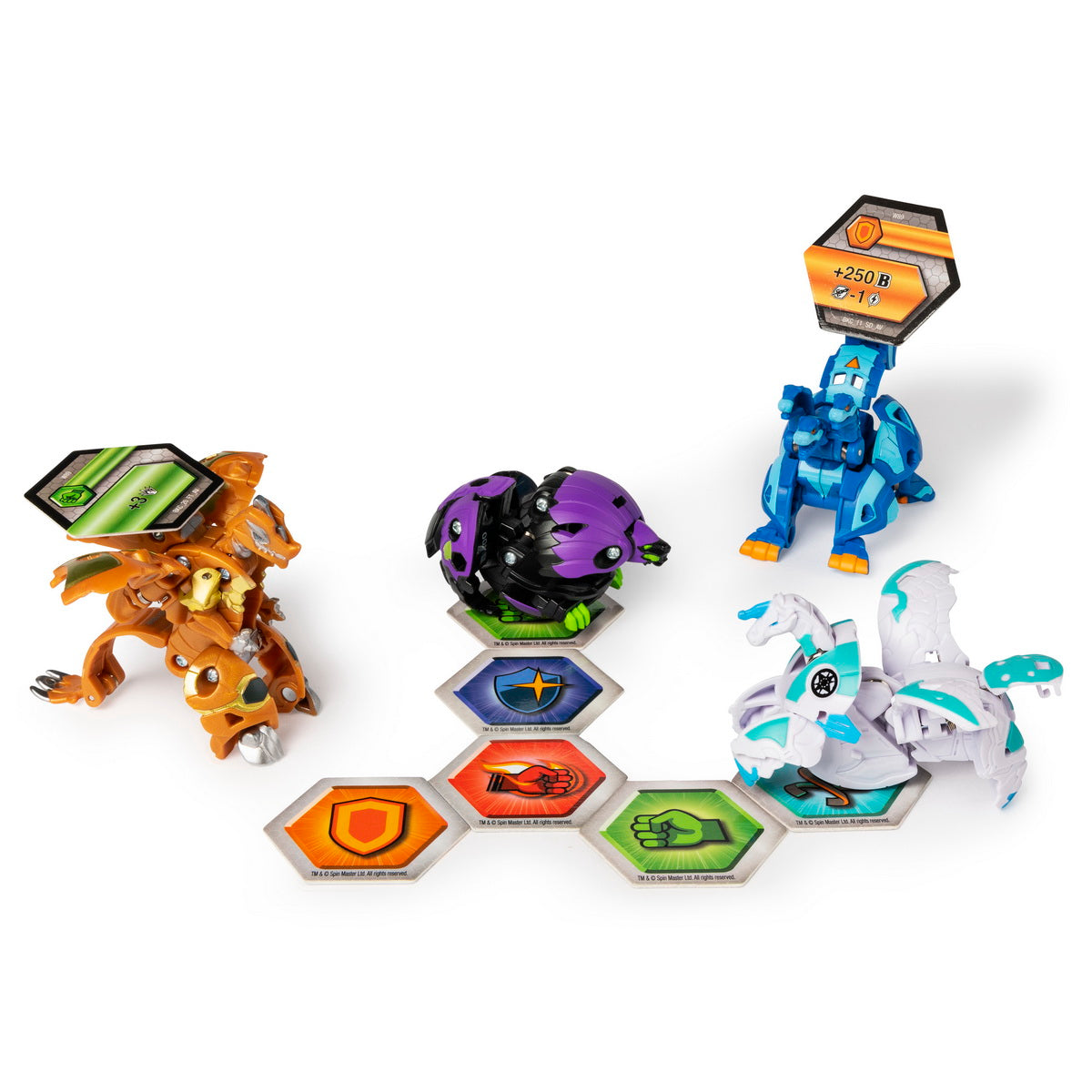 Bakugan s2 set de lupta ultra howlkor si dragonoid cu baku-gear